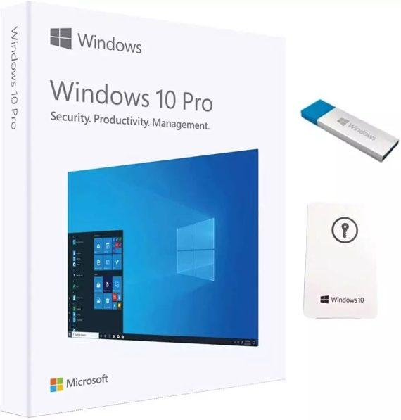 Genuine! Microsoft Windows 10 Pro USB Box 32/64 Bit English Full Version