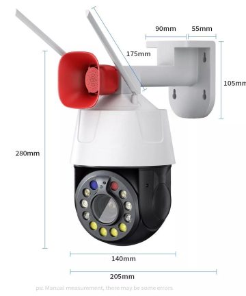 CCTV Security Camera IP WIFI 33X Zoom