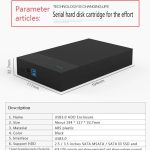 Box USB 3.0 SATA External Hard Drive Case 2.5 and 3.5 Inch Enclosure Caddy HDD SSD