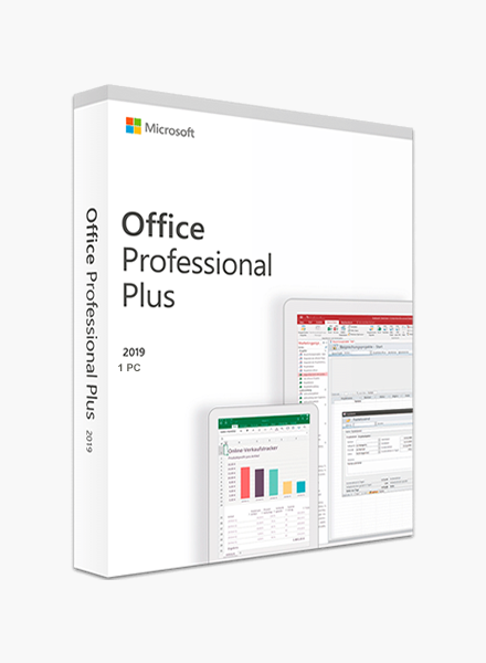 Microsoft Office Pro 2019 Plus - Product Key in Box Lifetime