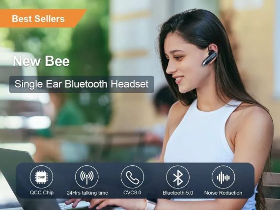NEW BEE Headphone Headset Hands-Free